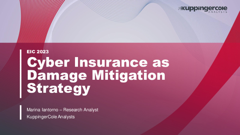 Cyber Insurance as a Damage Mitigation Strategy