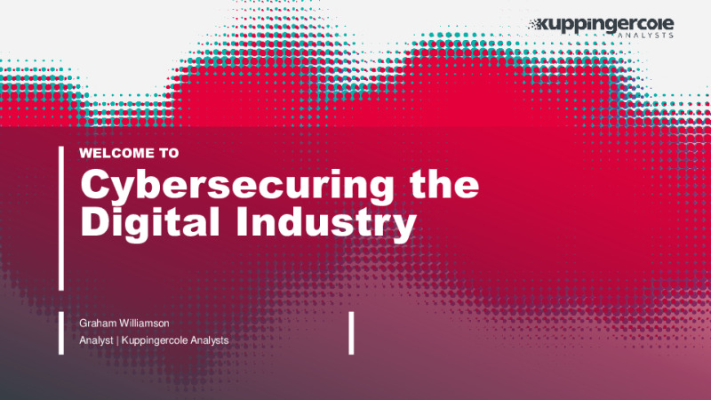 Cyber-Securing the Digital Industry