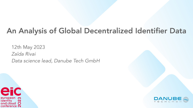 An Analysis of Global Decentralized Identifier Data