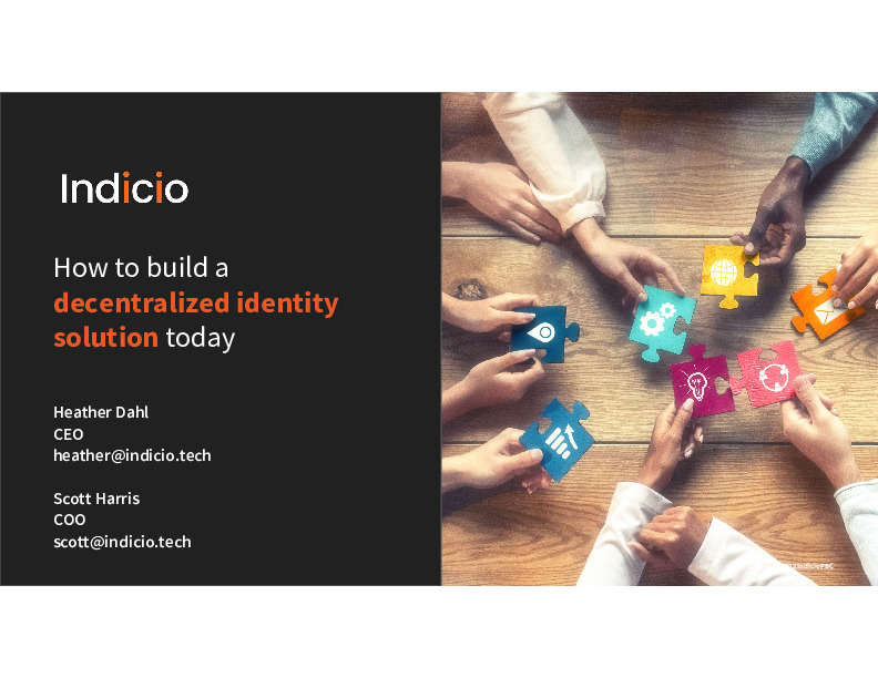 How to use the framework of a Trusted Data Ecosystem to simplify building decentralized identity solutions