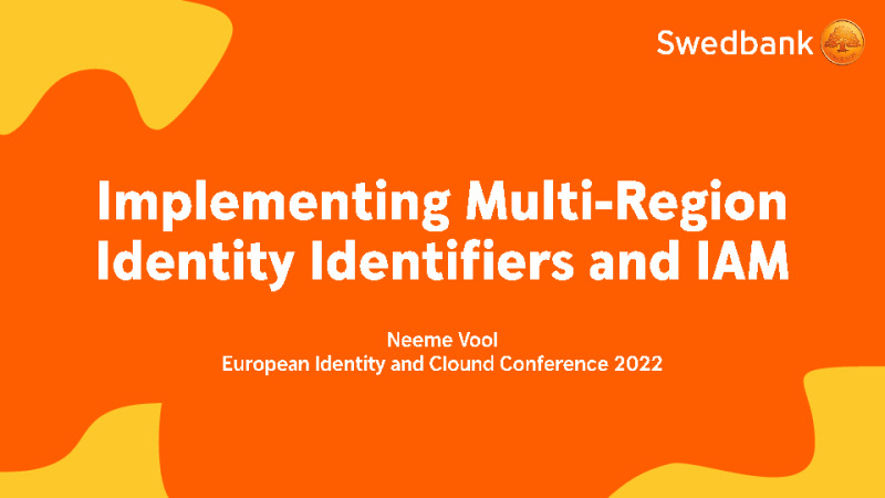 Implementing Multi-Region Identity Identifiers and IAM