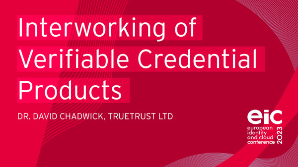 Interworking of Verifiable Credential Products